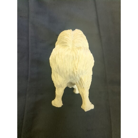 1991 The Canine Collection SAMOYED Resin Dog Figurine White w/Long Hair - Picture 7 of 10